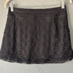 Greyson Lace Overlay Skort Black Golf Tennis Athletic Size Small